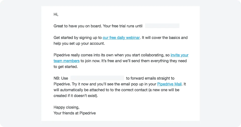 Thank You for Signing Up Email Template Examples Claspo io Claspo io